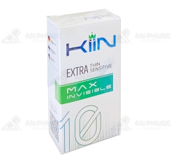 Bao cao su Kiin Max Invisible | Extra thin sensitive 
