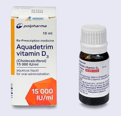 Thuốc Aquadetrim Vitamin D3® 15 000 IU/ml | Cholecalciferol |【Lọ 10 ml】