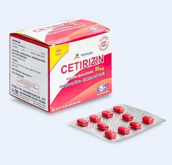 Thuốc Cetirizin® 10mg | Phong Phú |【Hộp 100 viên】