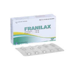 Thuốc Franilax  (Furosemide 20mg/Spironolacton 50mg)
