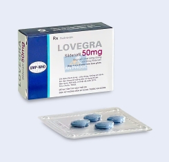 Thuốc Lovegra® 50mg | Sildenafil |【Hộp 4 viên】