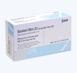 Thuốc Sanlein® Mini 0.1% | Dung Dịch Nhỏ Mắt |【Hộp 30 tép】