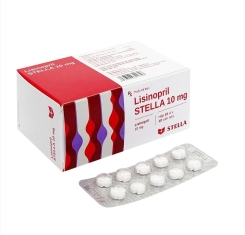Thuốc trị tăng huyết áp Lisinopril stella 10mg