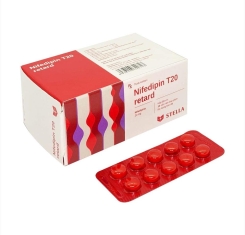 Thuốc trị tăng huyết áp Nifedipin T20 retard