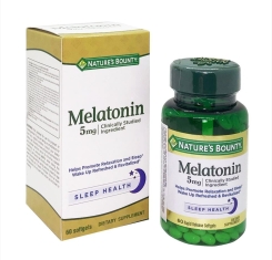 Viên uống giúp ngủ sâu giấc melatonin 5mg USA